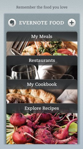Evernote Food iOS App